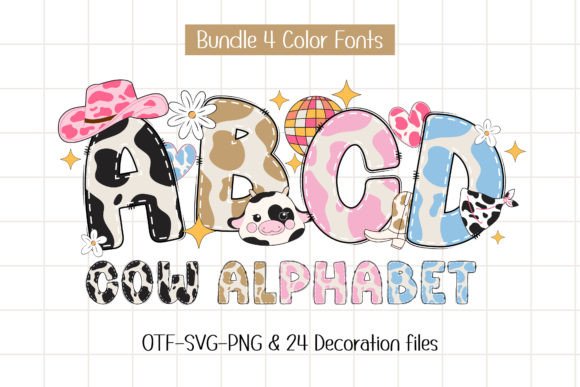 Download Cow Alphabet - Alphabet Collection