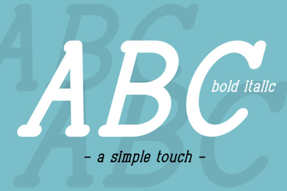 Download ABC Bold Italic - Italic Collection