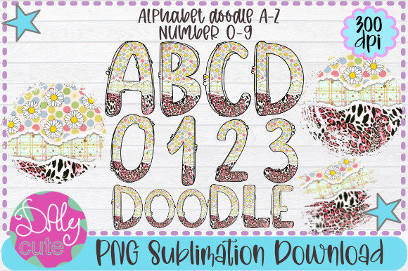 Download Daisy Alphabet PNG, Spring Summer Fonts - Alphabet Collection